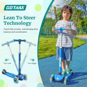 Gotrax KS1/KS3 Kids Kick Scooter with LED Wheels