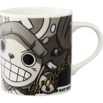 Anime One Piece 121115 Chopper Monochrome Mug, 3.1 inches (8 cm)