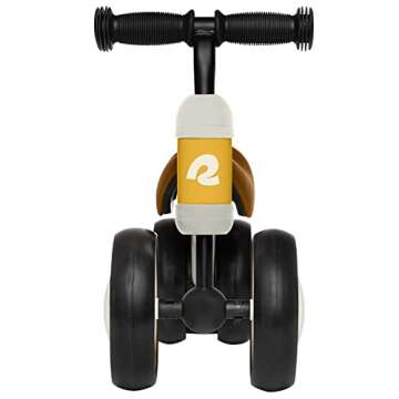 Retrospec Cricket Baby Walker Balance Bike with 4 Wheels for Ages 12-24 Months - Toddler Bicycle Toy for 1 Year Old’s - Ride On Toys for Boys and Girls - One Size (Sunflower)