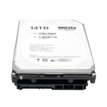 MDD (MD14TBGSA25672X) 14TB 7200RPM SATA 6Gb/s 256MB Cache 3.5inch Internal Desktop Hard Drive (Renewed)