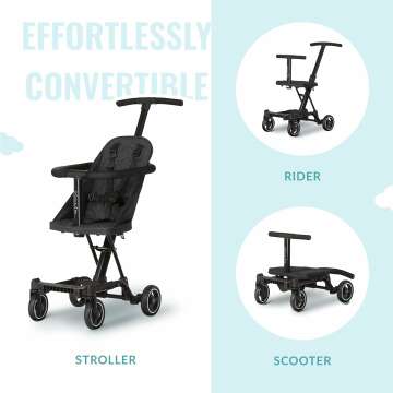 Lightweight Coast Rider Stroller - Easy One Hand Fold