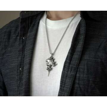 Griever Necklace Pendant for RPG Fans