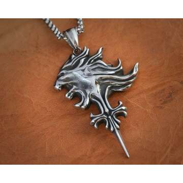 Griever Necklace Pendant for RPG Fans