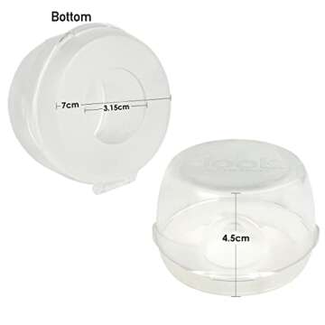 Clear Stove Knob Covers (5 Pack) Child Safety Guards, Durable Design - Baby Proof - Jool Baby