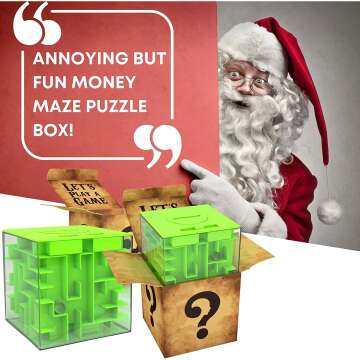 Money Maze Puzzle Box for Cash Gifts and Pranks