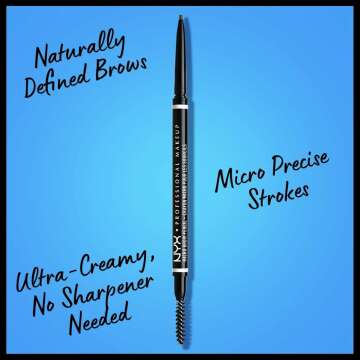 NYX PROFESSIONAL MAKEUP Micro Brow Pencil, Eyebrow Pencil