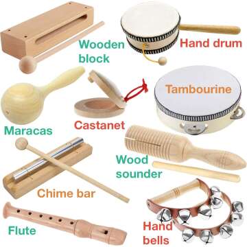 Kids Wooden Music Set