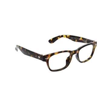 Peepers by PeeperSpecs Clark Blue Light Blocking Reading Glasses, Tortoise +2.00