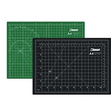 Sdanart Self Healing Cutting Mat: 9"×12" Double Sided 5-Ply Rotary Cutting Board for Sewing, Crafts, Quilting, Fabric, Hobby, Art Project A4£º9x12 inches