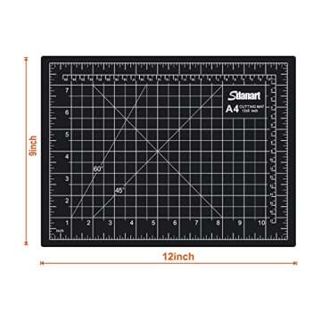 Sdanart Self Healing Cutting Mat: 9"×12" Double Sided 5-Ply Rotary Cutting Board for Sewing, Crafts, Quilting, Fabric, Hobby, Art Project A4£º9x12 inches