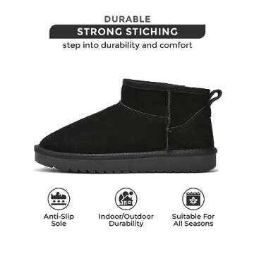 Project Cloud Suede Ankle Boots - Water Resistant & Comfy