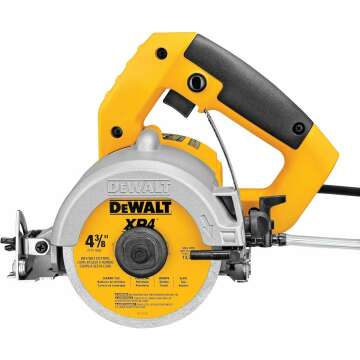 Precision Masonry with DEWALT 4-3/8-Inch Wet Tile Saw