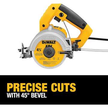 Precision Masonry with DEWALT 4-3/8-Inch Wet Tile Saw