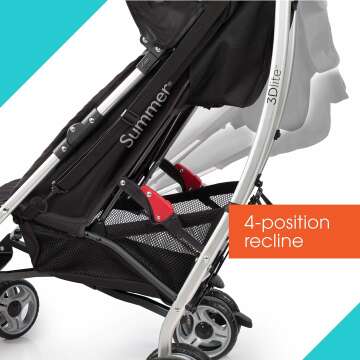 Summer Infant 3Dlite Stroller - Lightweight Travel Essential