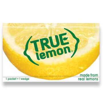 True Lemon Crystalized Lemon 32 Packet Box (3 Pack)= 96 Single Packets