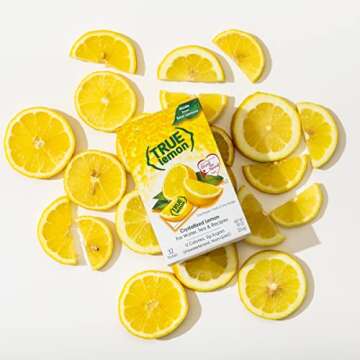 True Lemon Crystalized Lemon 32 Packet Box (3 Pack)= 96 Single Packets