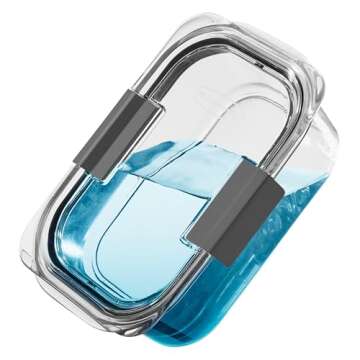 Rubbermaid Brilliance Containers - Set of 5, BPA Free