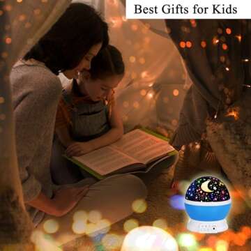 Night Lights for Kids,Star Night Light Projector for Kids Room,Glow in The Dark Stars,Christmas Xmax Birthday Gifts for Kids,Light Lamp Sensory Aesthetic Room Decor