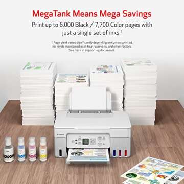 Canon MegaTank G3270 All-in-One Wireless Inkjet Printer. for Home Use, Print, Scan and Copy, Black