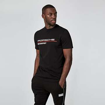 Porsche Motorsport Men's Black T-Shirt (S)