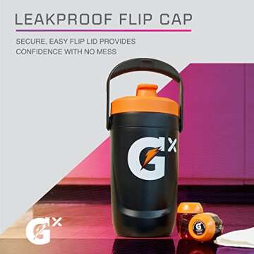 Gatorade Gx Performance Jug, 64oz Leakproof & Non-Slip