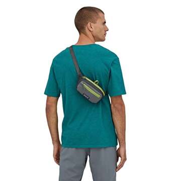 Patagonia Ultralight Black Hole Mini Hip Pack, Patchwork: Current Blue