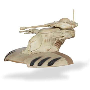 Star Wars Micro Galaxy Squadron AAT Battle Tank - 5-Inch Starfighter Class Vehicle with 1-Inch Battle Droid Micro Figure Accessory