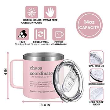 Gifts for Women - Unique Boss Lady Coffee Mugs for Her