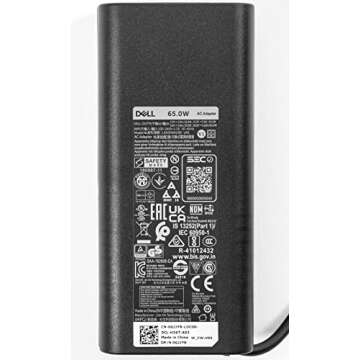 Dell 65W USB-C Laptop Charger for XPS/Latitude 5000