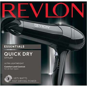 Revlon 1875 Watt Turbo Dryer for Quick, Smooth Hair