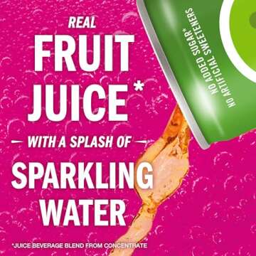 IZZE Sparkling Juice Apple 24-Pack – No Sugar Added