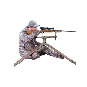 Caldwell DeadShot FieldPod Magnum Adjustable Ambidextrous Rifle Shooting Rest for Outdoor Range and Hunting