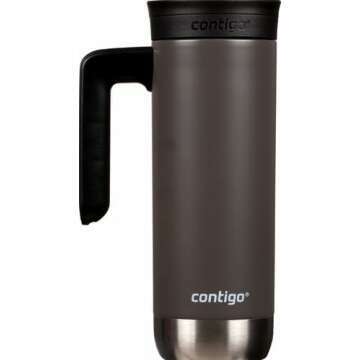 Contigo Superior 2.0 Stainless Steel Travel Mug with Handle with SNAPSEAL Lid, 20oz., Sake