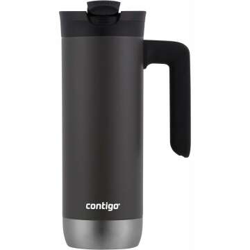 Contigo Superior 2.0 Stainless Steel Travel Mug with Handle with SNAPSEAL Lid, 20oz., Sake