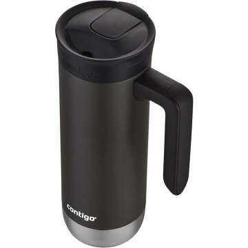 Contigo Superior 2.0 Stainless Steel Travel Mug with Handle with SNAPSEAL Lid, 20oz., Sake