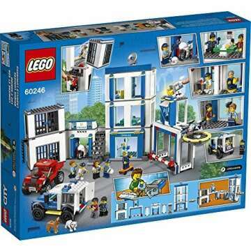LEGO City Police Station 60246 Police Toy, Fun Building Set for Kids, New 2020 (743 Pieces)