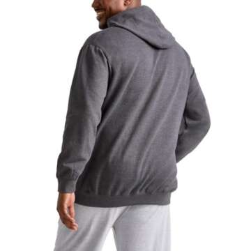 Champion Men's Striped Fleece Hoodie - Comfort & Style