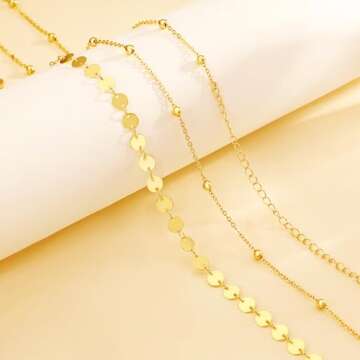 14K Gold Plated Waist Chain for Women - Adjustable