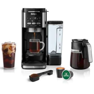 Ninja CFP101 DualBrew Hot & Iced Coffee Maker - Renewed with 2-Year Protection