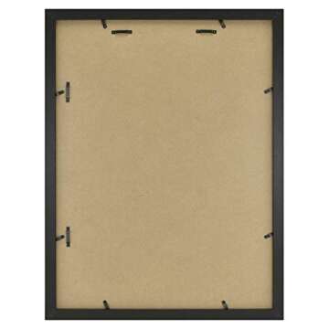 MCS Poster Frame 18x24 Black Woodgrain for Art