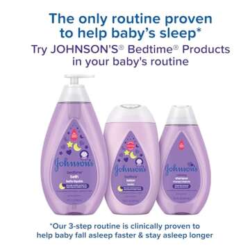 Johnson's Sleepy Time Bedtime Baby Gift Set with Relaxing NaturalCalm Aromas