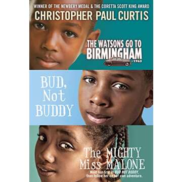 Christopher Paul Curtis 3-Book eomni: The Watsons Go to Birmingham--1963; Bud, Not Buddy; The Mighty Miss Malone