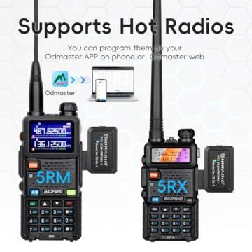 TIDRADIO Ham Radio Wireless Programmer Adapter APP and PC Program for Baofeng UV-5R and Multiple Models No Driver Issues Instead of Program Cable