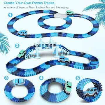 269 PCS Flexible Racing Track Set for Kids