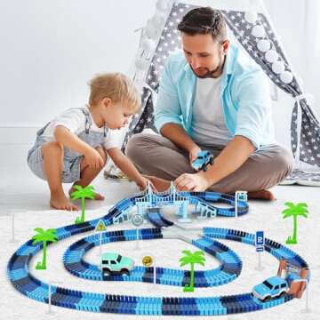 269 PCS Flexible Racing Track Set for Kids