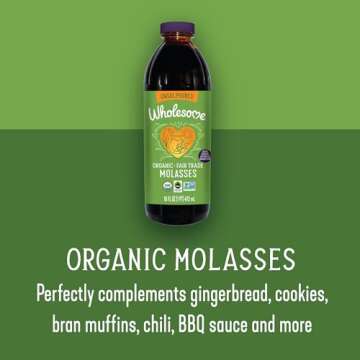 Wholesome Sweeteners, Blackstrap Molasses, 16 oz