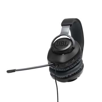 JBL Quantum 100 Gaming Headset Renewed Black