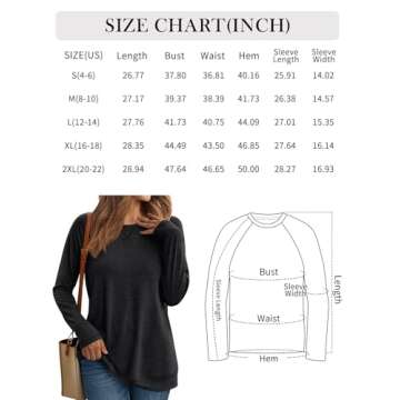 Stylish AUTOMET Women's Long Sleeve Casual Shirt