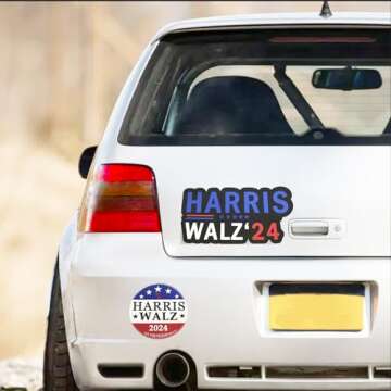 10 Packs Kamala Harris for President Sticker, Harris Walz 2024 Stickers,Kamala Harris Bumper Sticker,We are Not Going Back (Kamala Harris-2)