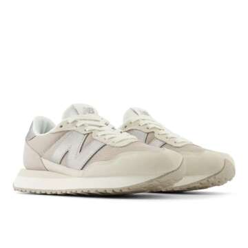 New Balance Women's 237 V1 Sneakers in Beige/White